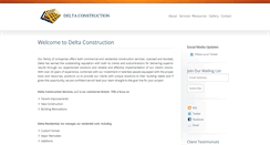 Desktop Screenshot of deltaconstructionaz.com